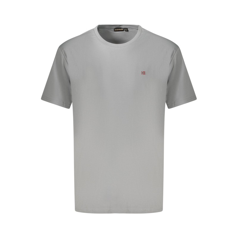 NAPAPIJRI T-SHIRT MANICHE CORTE UOMO GRIGIO