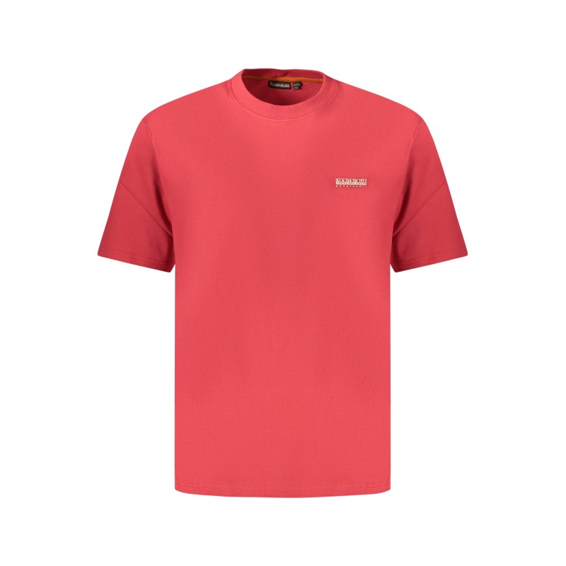 NAPAPIJRI T-SHIRT MANICHE CORTE UOMO ROSSO
