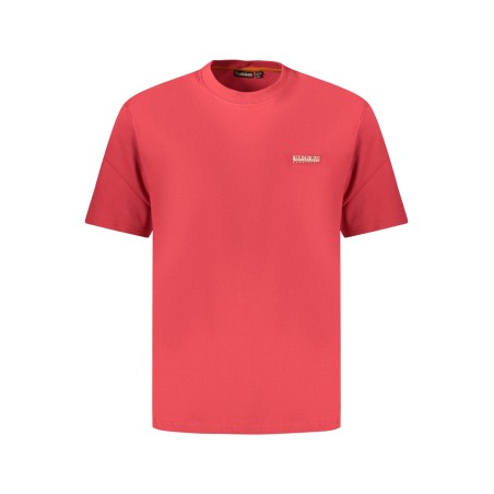 NAPAPIJRI T-SHIRT MANICHE CORTE UOMO ROSSO