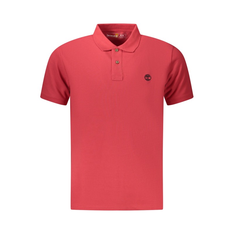 TIMBERLAND POLO MANICHE CORTE UOMO ROSSO