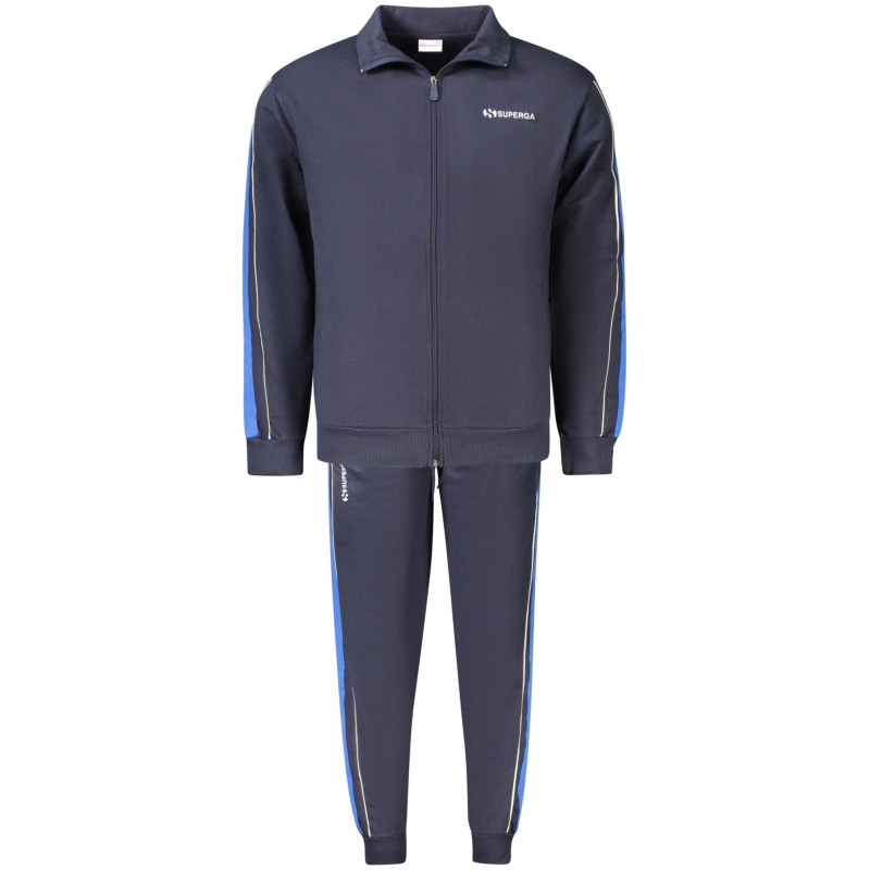 SUPERGA TUTA SPORTIVA UOMO BLU