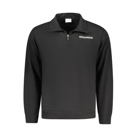 SUPERGA FELPA SENZA ZIP UOMO NERO
