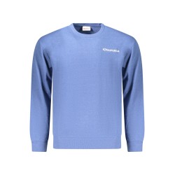SUPERGA FELPA SENZA ZIP UOMO AZZURRO