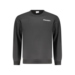 SUPERGA FELPA SENZA ZIP UOMO NERO