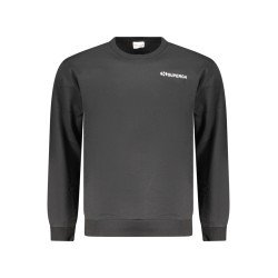 SUPERGA FELPA SENZA ZIP UOMO NERO