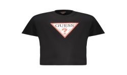 GUESS JEANS T-SHIRT MANICHE CORTE UOMO NERO