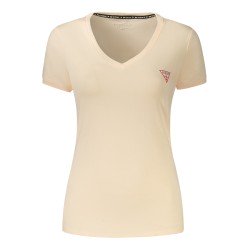 GUESS JEANS T-SHIRT MANICHE CORTE DONNA ROSA