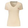 GUESS JEANS T-SHIRT MANICHE CORTE DONNA ROSA