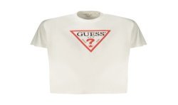 GUESS JEANS T-SHIRT MANICHE CORTE UOMO BIANCO