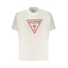 GUESS JEANS T-SHIRT MANICHE CORTE UOMO BIANCO