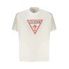 GUESS JEANS T-SHIRT MANICHE CORTE UOMO BIANCO