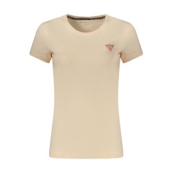 GUESS JEANS T-SHIRT MANICHE CORTE DONNA ROSA