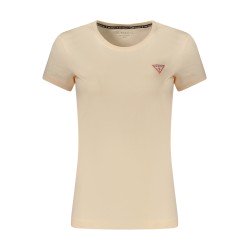 GUESS JEANS T-SHIRT MANICHE CORTE DONNA ROSA