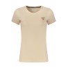 GUESS JEANS T-SHIRT MANICHE CORTE DONNA ROSA