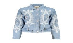 DESIGUAL GIUBBOTTO IN JEANS DONNA AZZURRO