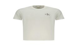 CALVIN KLEIN T-SHIRT MANICHE CORTE UOMO BIANCO