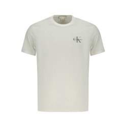 CALVIN KLEIN T-SHIRT MANICHE CORTE UOMO BIANCO