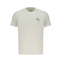 CALVIN KLEIN T-SHIRT MANICHE CORTE UOMO BIANCO