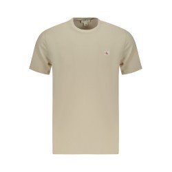 CALVIN KLEIN T-SHIRT MANICHE CORTE UOMO BEIGE