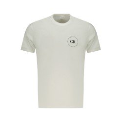 CALVIN KLEIN T-SHIRT MANICHE CORTE UOMO BIANCO