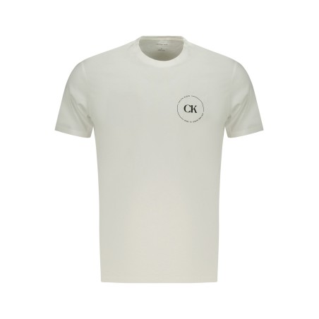 CALVIN KLEIN T-SHIRT MANICHE CORTE UOMO BIANCO