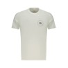 CALVIN KLEIN T-SHIRT MANICHE CORTE UOMO BIANCO