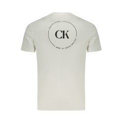 CALVIN KLEIN T-SHIRT MANICHE CORTE UOMO BIANCO