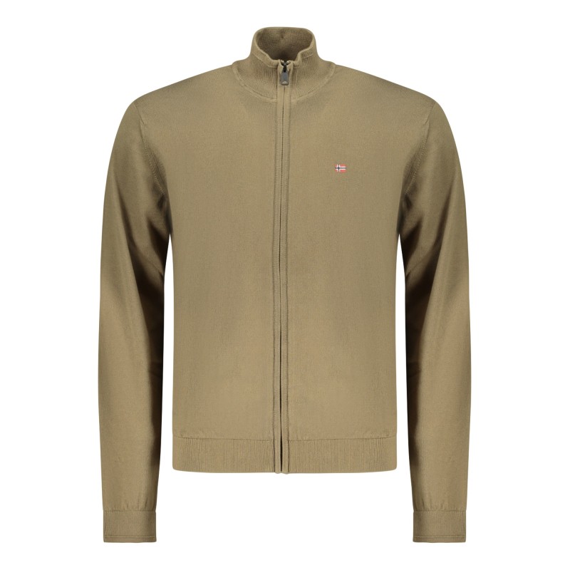 NAPAPIJRI CARDIGAN UOMO VERDE