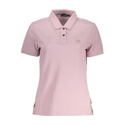 NAPAPIJRI POLO MANICHE CORTE DONNA ROSA