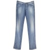 RE-START JEANS DENIM DONNA AZZURRO