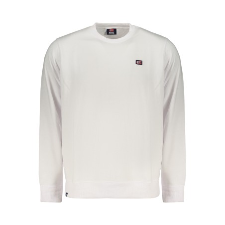 NORWAY 1963 FELPA SENZA ZIP UOMO BIANCO