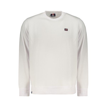 NORWAY 1963 FELPA SENZA ZIP UOMO BIANCO