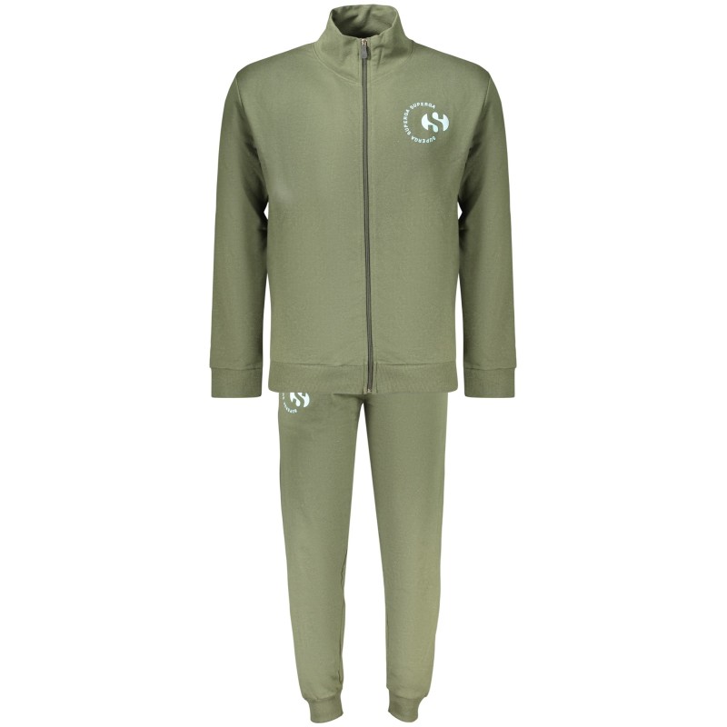 SUPERGA TUTA SPORTIVA UOMO VERDE