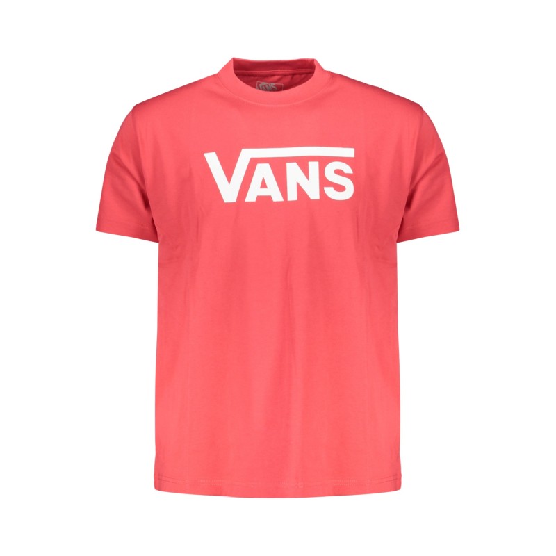 VANS T-SHIRT MANICHE CORTE UOMO ROSSO