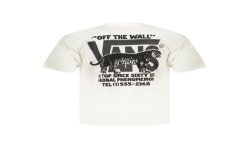 VANS T-SHIRT MANICHE CORTE UOMO BIANCO