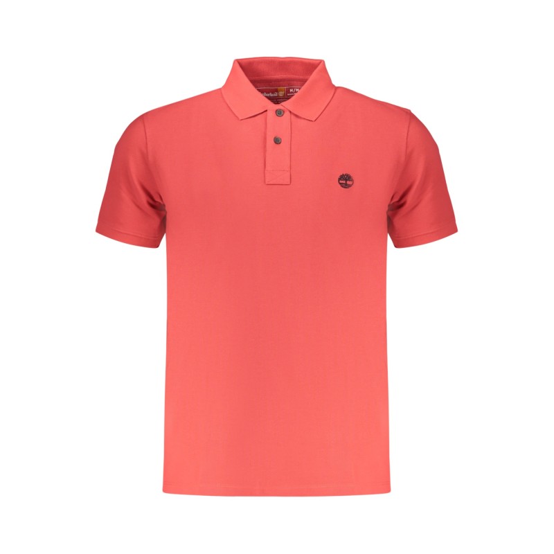 TIMBERLAND POLO MANICHE CORTE UOMO ROSSO