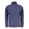 NORWAY 1963 FELPA CON ZIP UOMO BLU