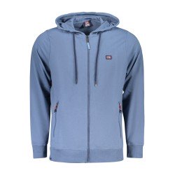 NORWAY 1963 FELPA CON ZIP UOMO BLU