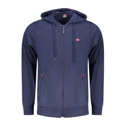 NORWAY 1963 FELPA CON ZIP UOMO BLU