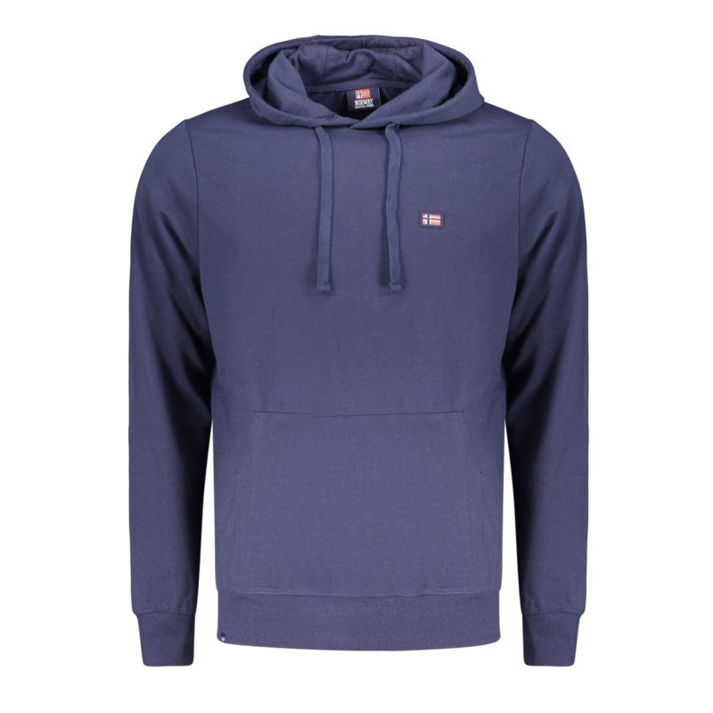 NORWAY 1963 FELPA SENZA ZIP UOMO BLU