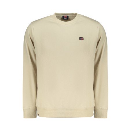 NORWAY 1963 FELPA SENZA ZIP UOMO BEIGE