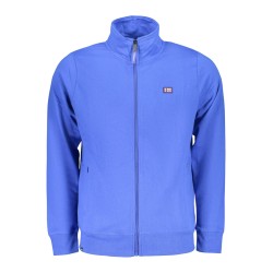 NORWAY 1963 FELPA CON ZIP UOMO BLU