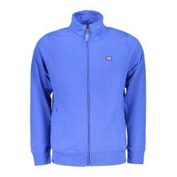 NORWAY 1963 FELPA CON ZIP UOMO BLU