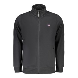 NORWAY 1963 FELPA CON ZIP UOMO NERO