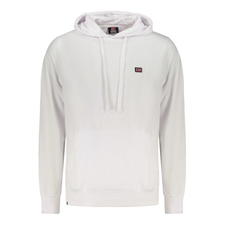 NORWAY 1963 FELPA SENZA ZIP UOMO BIANCO