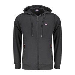 NORWAY 1963 FELPA CON ZIP UOMO NERO