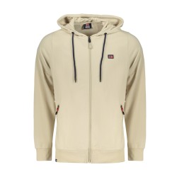 NORWAY 1963 FELPA CON ZIP UOMO BEIGE