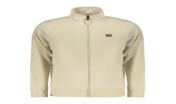 NORWAY 1963 FELPA CON ZIP UOMO BEIGE