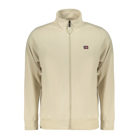 NORWAY 1963 FELPA CON ZIP UOMO BEIGE