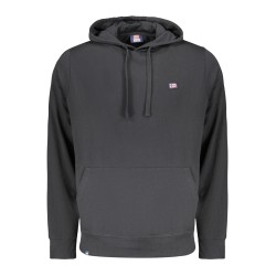 NORWAY 1963 FELPA SENZA ZIP UOMO NERO